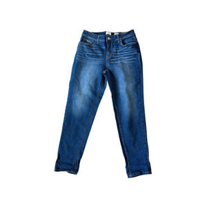 Time and Tru Jeans Skinny Ankle Distressed Pockets Stretch Denim Blue Women’s 6R